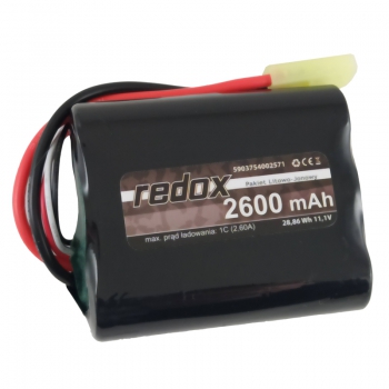 Redox ASG 2600 mAh 11,1 V MINI TAMIYA (integriert) - Li-Ion-Pack